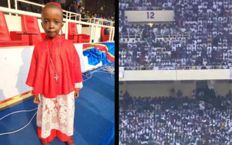The Boy Who Surprised an Entire Stadium During Pope Francis' Visit to DR Congo