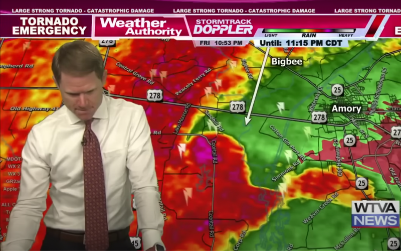 Why This Mississippi Meteorologist Prayed on Live TV as Tornado Ripped Through State