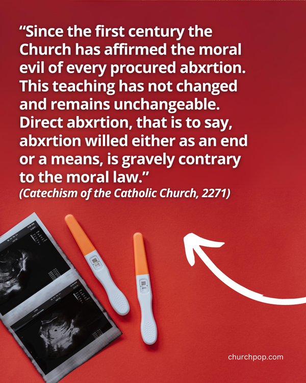 Life Begins at Conception! What the Catechism Says About Abxrtion in 4
