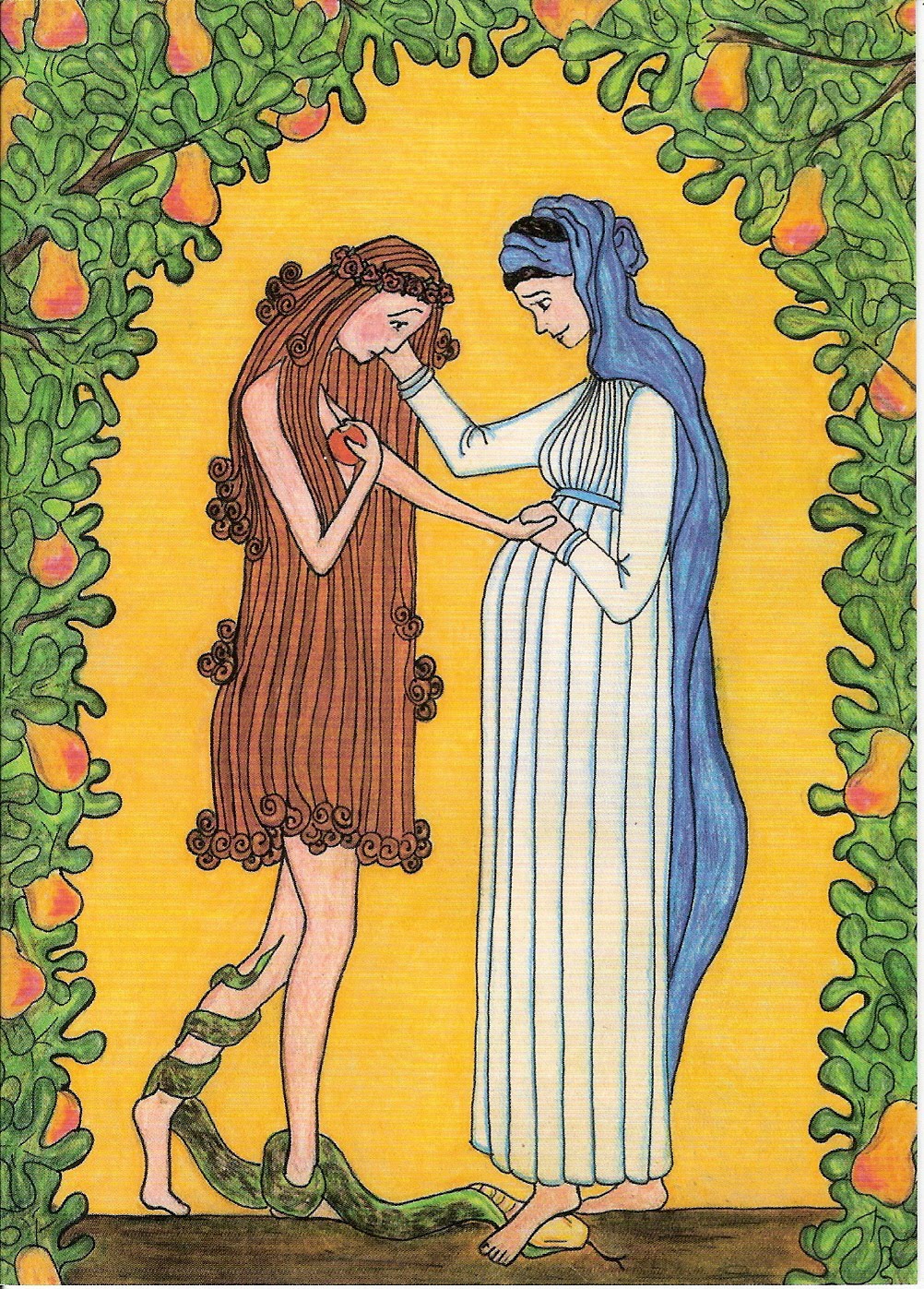 Eve and Mary by Sr. Grace Remington, O.C.S.O
