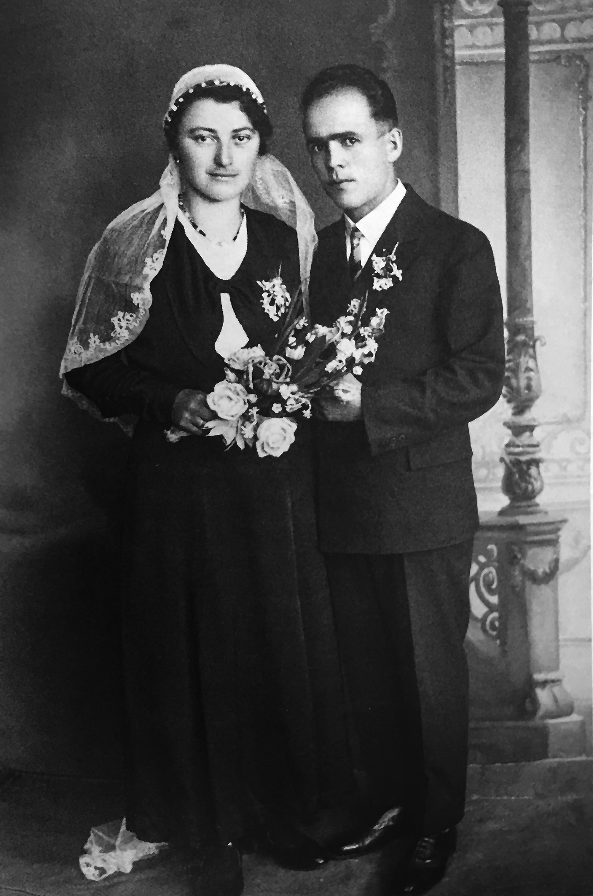 Franz and Franziska Jagerstatter after they returned from Rome, probably in April or May 1936. This is their wedding photograph./Styria Verlag. Used with permission.