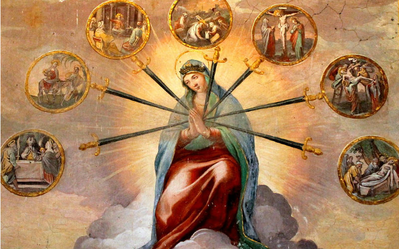 The Seven Sorrows of Mary & The Promises to Those Who Meditate Upon Them Daily